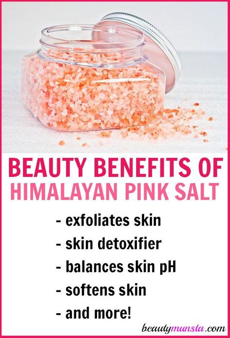 10 Beauty Benefits of Himalayan Pink Salt - beautymunsta - free natural beauty hacks and more ...