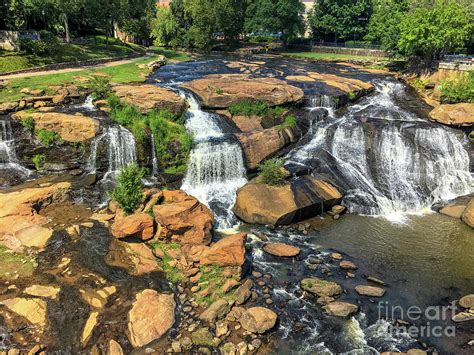 Reedy River Falls - Greenville Photograph by Dale Powell - Fine Art America