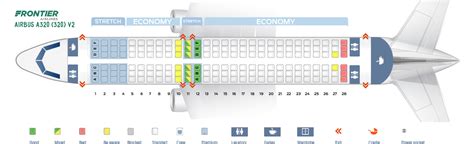 Frontier Airlines Seating Chart Airbus A320 | Cabinets Matttroy