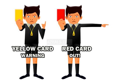 Soccer Tutorial: Red Card and Yellow Card in Football – AZKALS