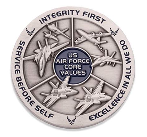 Air Force Core Values Challenge Coin - United States Air Force Challenge Coin - Amazing US Air ...