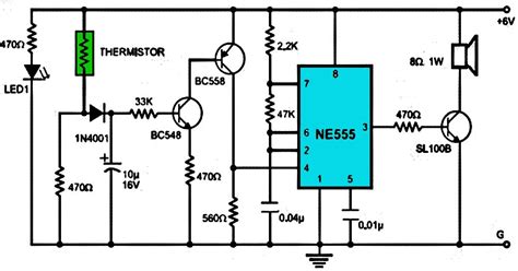 Heat Alarm Circuit Diagram