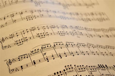 Music Score Sheet Vintage Free Stock Photo - Public Domain Pictures