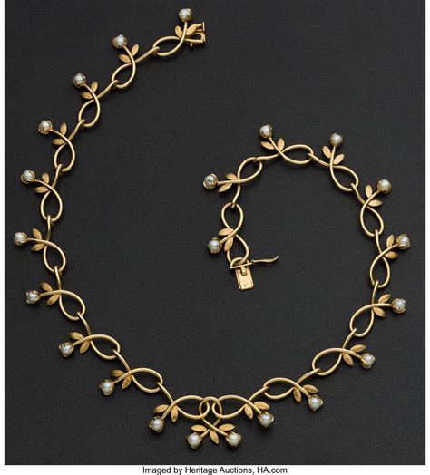 Gold & Pearl Necklace. ... Estate Jewelry Necklaces | Lot #73031 | Heritage Auctions