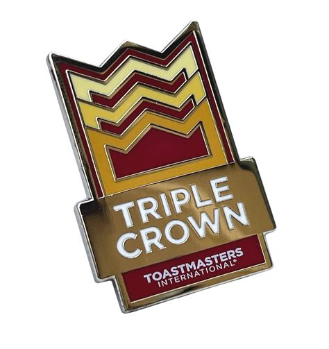 Triple Crown Pin