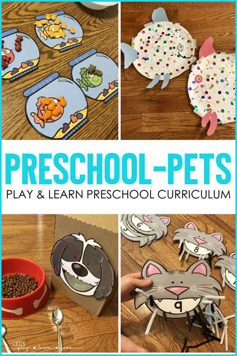 Pet Themed Preschool Activities | Lets Play.Learn.Grow