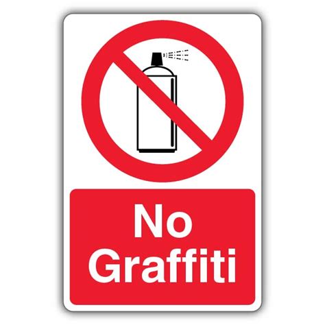 No Graffiti Sign | Anti-Social | Your Security Sign