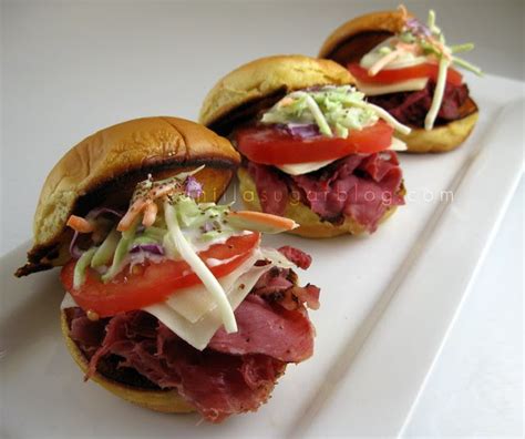 vanilla sugar blog: pastrami sliders