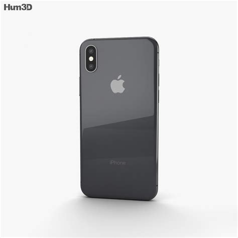 Apple iPhone XS Space Gray 3D model - Electronics on Hum3D