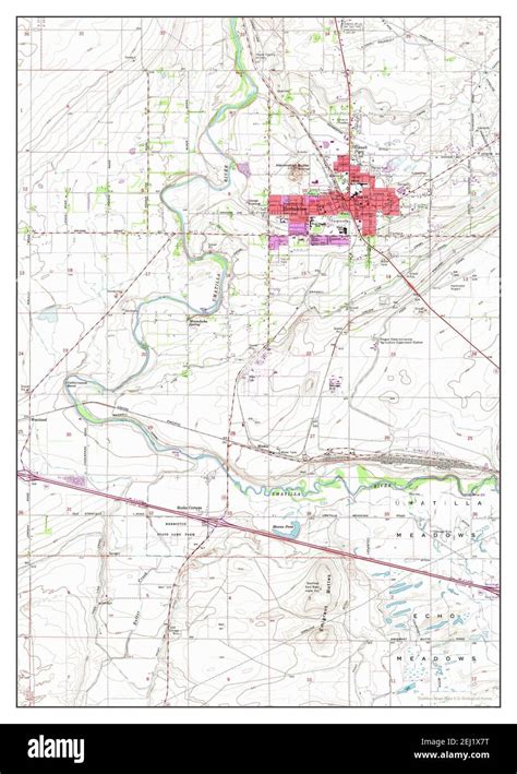 Hermiston oregon map hi-res stock photography and images - Alamy