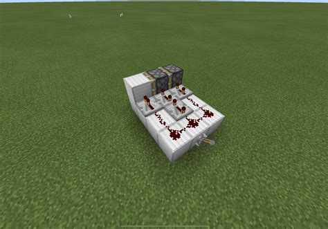 Double piston extender design that works reliably in bedrock edition : r/Minecraft