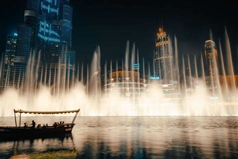 Dubai Fountain Show Boat Ride 2024 • Spectacular Experience