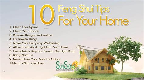 10 Quick Feng Shui Tips For Your Home | Sun Signs