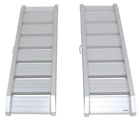 Aluminum Car Hauler Ramp Set - 48" x 14-1/2" - 6,000 lbs - Qty 2 Stallion Car Ramps 288-07501