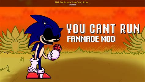 FNF Sonic.exe You Can't Run FanMade Mod [Friday Night Funkin'] [Mods]