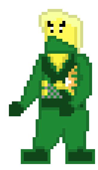 Rebooted Lloyd Ninjago Sprite | Pixel Art Maker