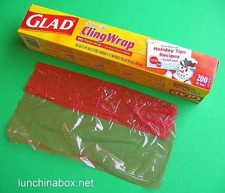 Red plastic wrap | Seasonal red plastic wrap (cling film) us… | Flickr