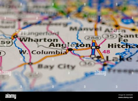 Angleton texas map hi-res stock photography and images - Alamy