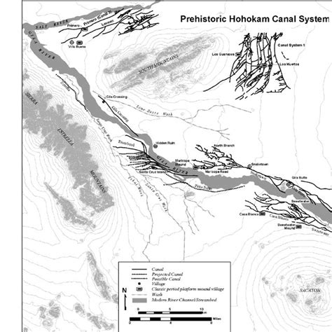 (PDF) Re-Drawing the Map of the Hohokam Canals in the Middle Gila River Valley