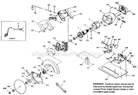 Porter Cable Circular Saw | 617 | eReplacementParts.com