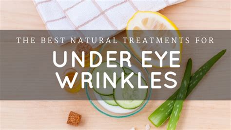 The Best Natural Treatment For Under Eye Wrinkles - Erase Cosmetics