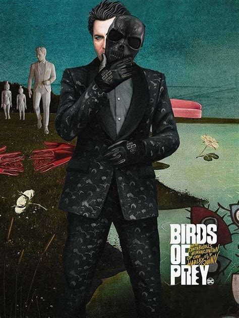 Black Mask Birds Of Prey Suit - New American Jackets