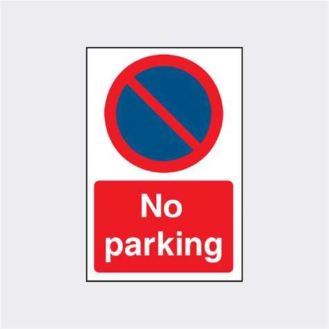 No Parking Sign – The Safety Sign Shop