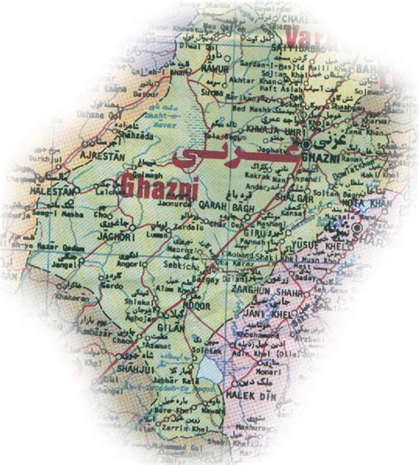 Ghazni map ~ Online Map