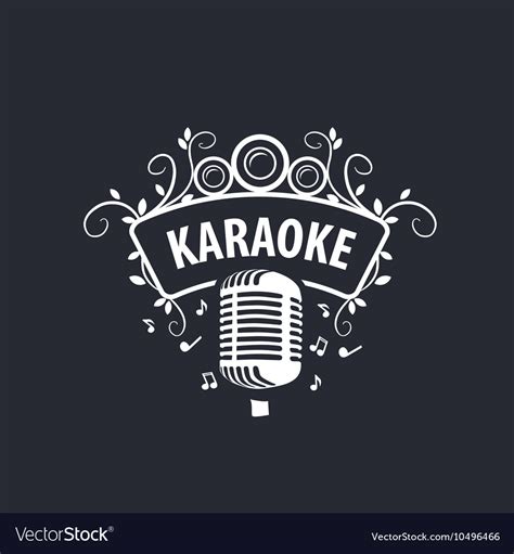 Logo karaoke Royalty Free Vector Image - VectorStock