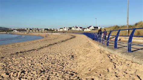 Beautiful Trearddur bay sandy beach on Anglesey in January 2018 - YouTube