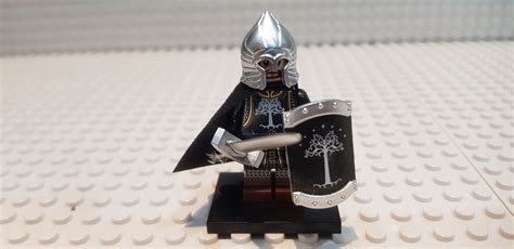 Lord of the ring Gondor soldier Lego compatible custom | Etsy