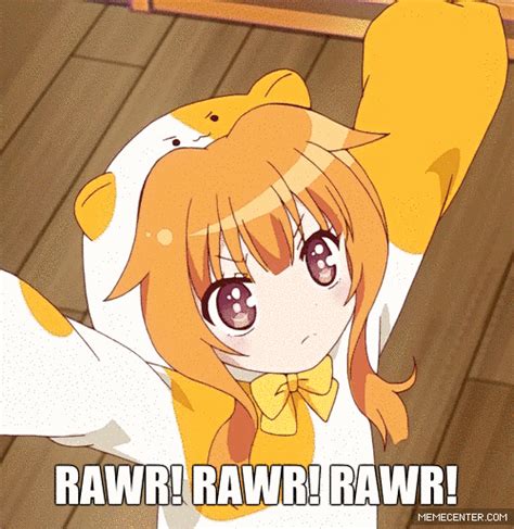 Cute Anime Girl Rawr GIF | GIFDB.com