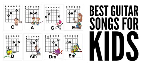 Easy Kids Guitar Songs with the Best Kids Chord Shapes