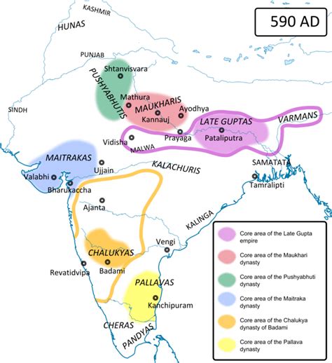 The Pushyabhuti Dynasty of Early Medieval India - Brewminate: A Bold ...