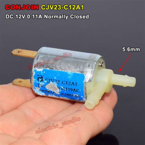 CJV23-C12A1 DC 12V Small Mini Electric Solenoid Water Air Valve ...