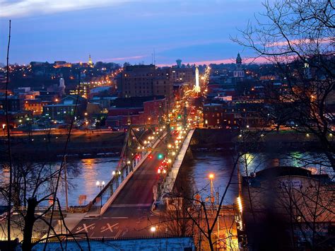 Easton, PA from Phillipsburg NJ at 5:30 PM January 2014 | Lehigh valley ...