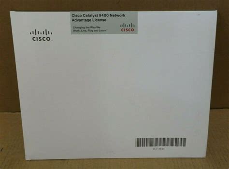 NEW - Cisco Catalyst 9400 Series Chassis Network Advantage License ...