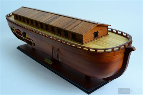 Noah's Ark handmade wooden ship model | SavyBoat Models