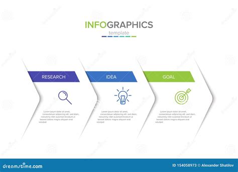 Vector Infographic Label Template with Icons. 3 Options or Steps. Infographics for Business ...