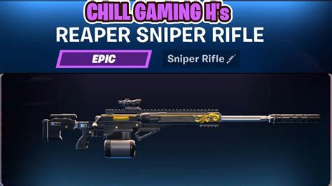 Fortnite's Reaper Sniper Best Weapon Attachments - YouTube