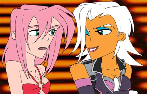 Amy and Rouge by starwarsfannick on DeviantArt