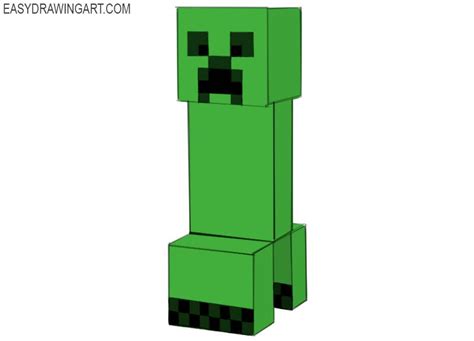 How To Draw A Minecraft Creeper at Drawing Tutorials