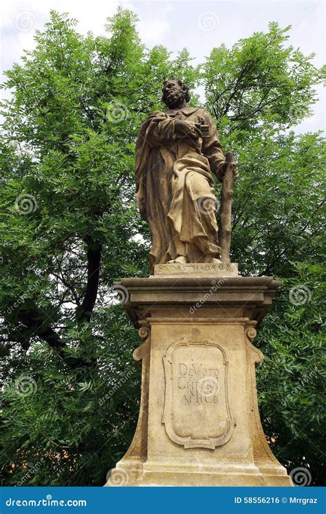 St. Jude Thaddeus statue stock photo. Image of figure - 58556216