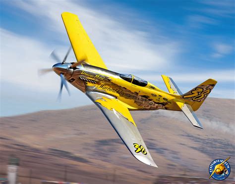 Precious Metal P-51 Mustang Painting 2014, by Ron Cole | Reno air races ...