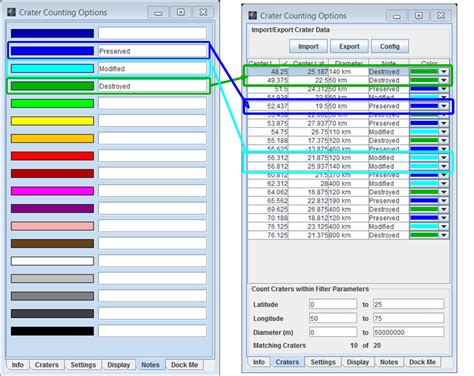 Crater Counting Layer | JMARS - Java Mission-planning and Analysis for Remote Sensing