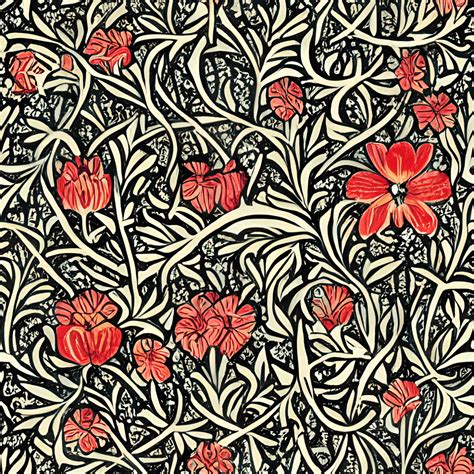 William Morris Designs Graphic · Creative Fabrica