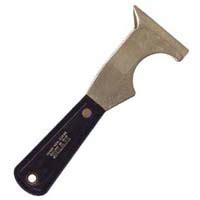 IMS Company - Flat Brass Scraper, 5 in 1 Tool, 2-1/2" Blade Width, 7-1/4" OAL and Handle has ...