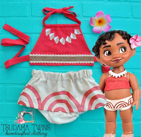 Baby Moana Costume Baby Moana Birthday Moana Outfit Toddler | Etsy