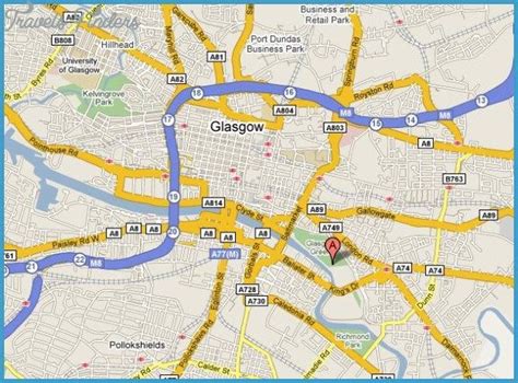 Glasgow Map Tourist Attractions - http://travelsfinders.com/glasgow-map ...