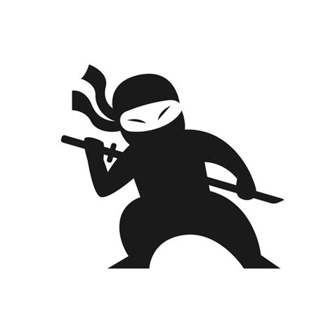 character mascot of ninja logo vector illustration 6330455 Vector Art ...